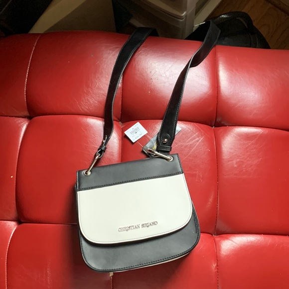 Women’s black and white purse - Picture 1 of 3